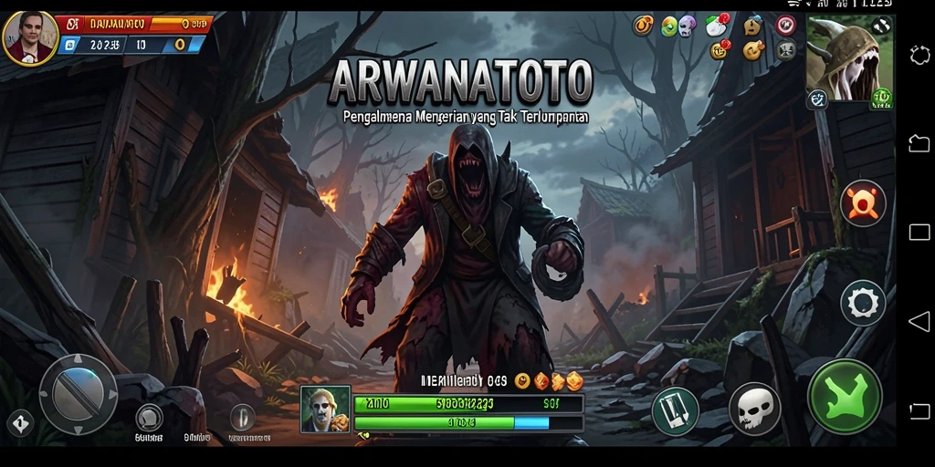 Screenshot menampilkan momen mencekam di dalam ARWANATOTO.