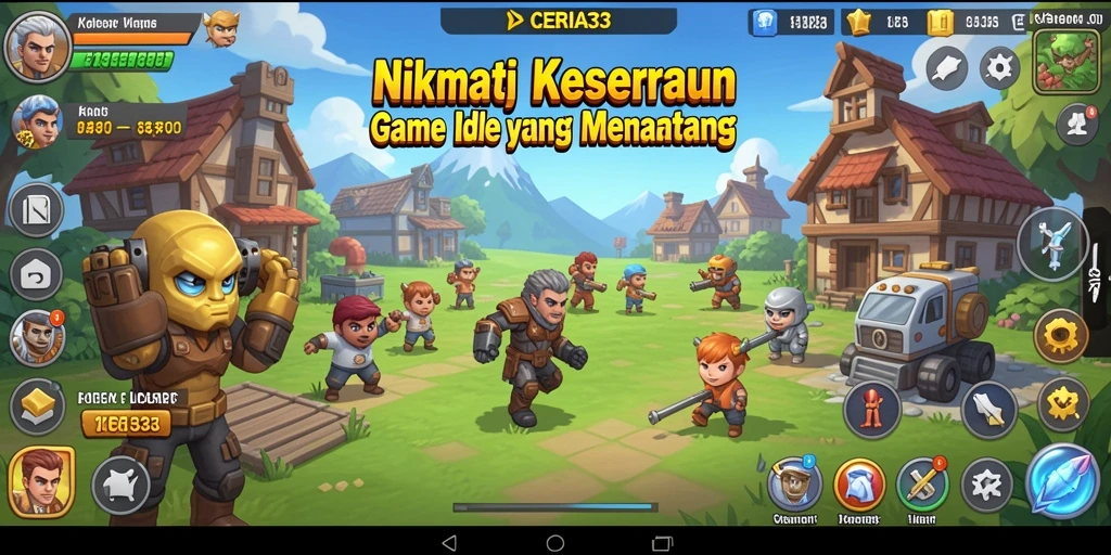 Tampilan menarik dari gameplay CERIA33 yang santai.