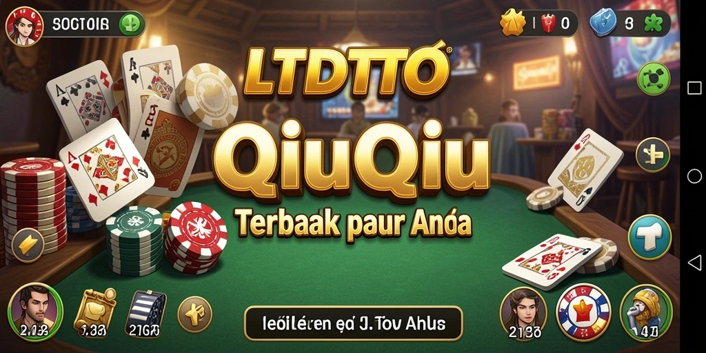 Tampilan gameplay QiuQiu LTDTOTO yang seru dan menggembirakan.